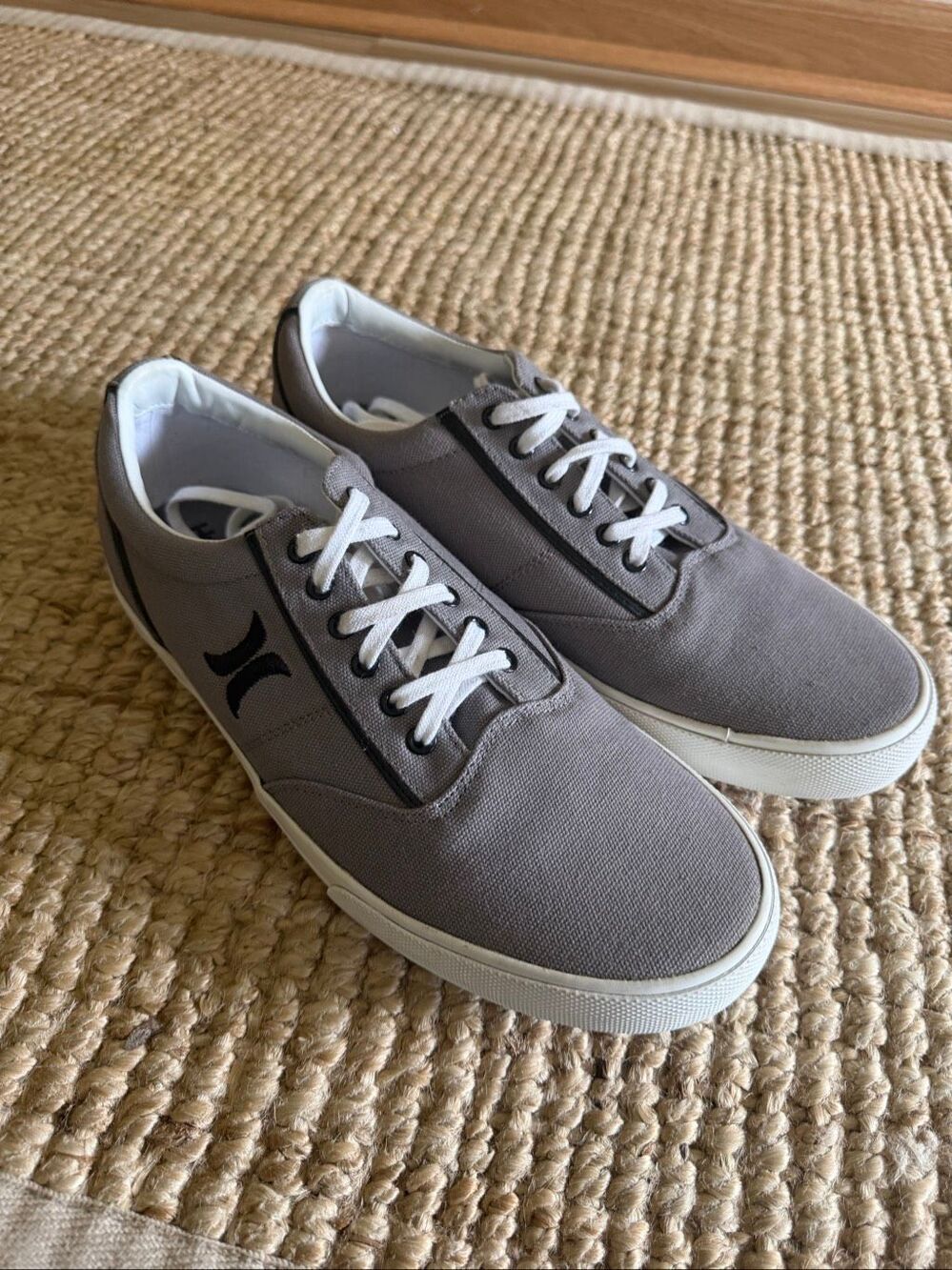 Hurley Kayo Lace Men’s Gray Canvas Sneakers Size 11M